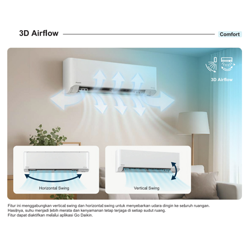 Daikin AC Wall Mounted Split Alpha Inverter 1 PK - FTKH25YV14